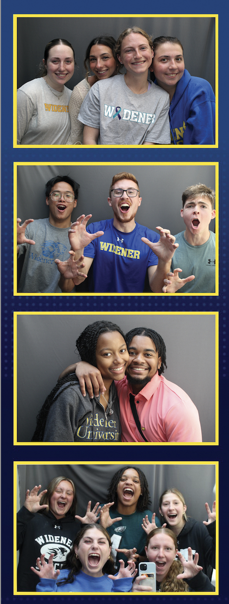 students roar for widener