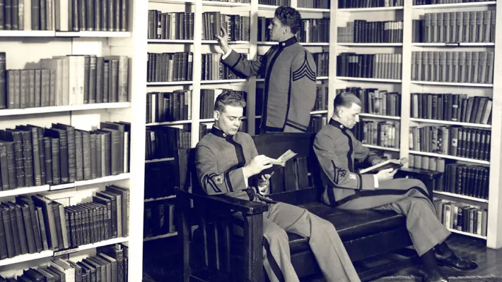 pmc cadets old main library