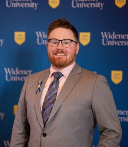 Ryan Raiker at the alumni awards ceremony