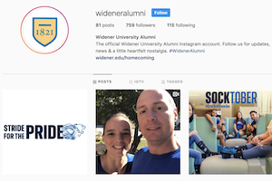 Alumni Instagram Screenshot 300x200 screenshot of alumni instagram account