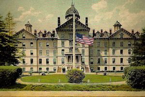 Old Main PMC website 300x200 Old Main stylized picture