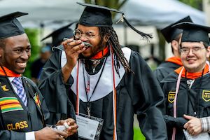 commencement happy candid