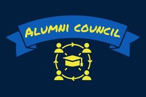 banner reads alumni council with image of network of alumni