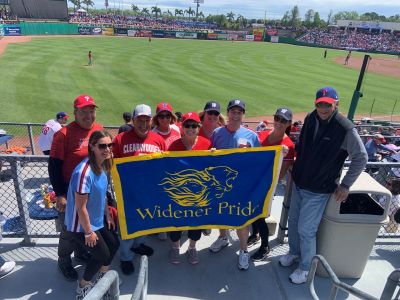 Alumni at Spring Training