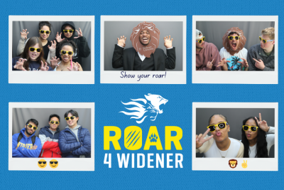 Students showed their pride with a photobooth