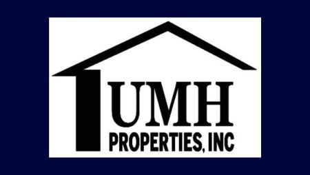 UMH Properties, Inc logo featuring outline of a house
