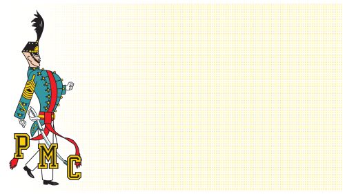 PMC cadet on yellow background