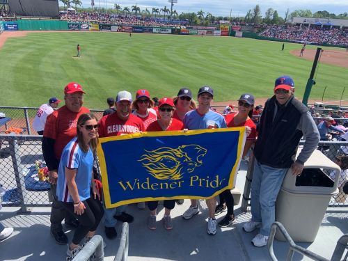 Alumni at Spring Training