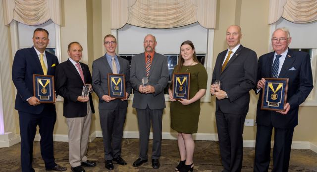 alumni awards group shot of recipients